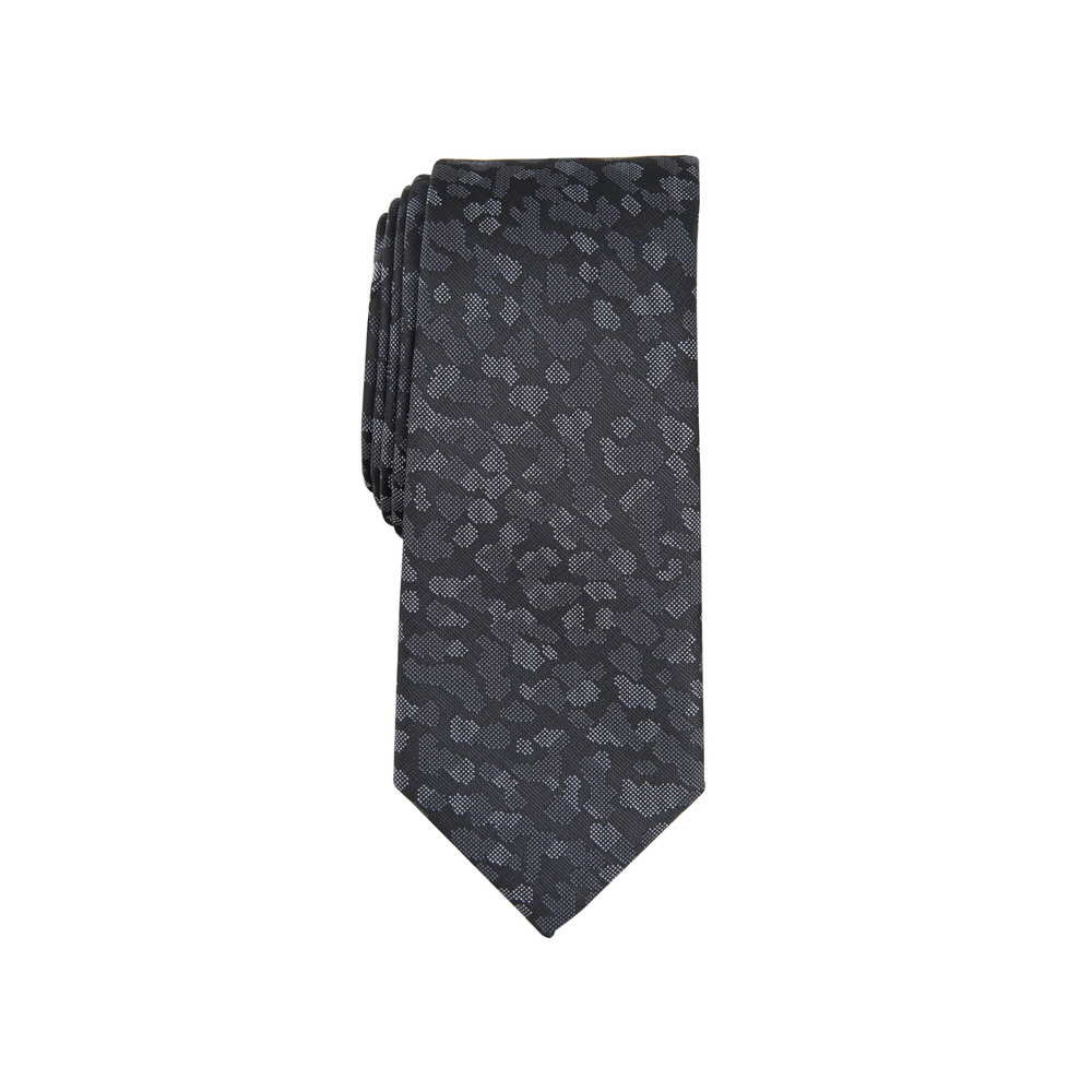 Alfani Men Arleve Abstract Print Tie Black
